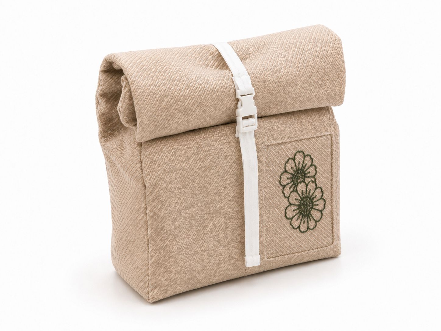 Lunch Box Églantine avec broderie florale, deuxième finition